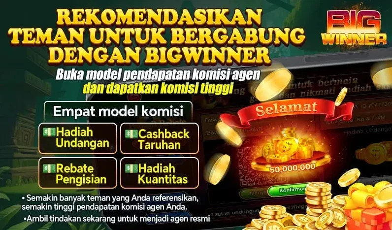 Rekomendasikan Teman Untuk Bergabung Dengan BIGWINNER